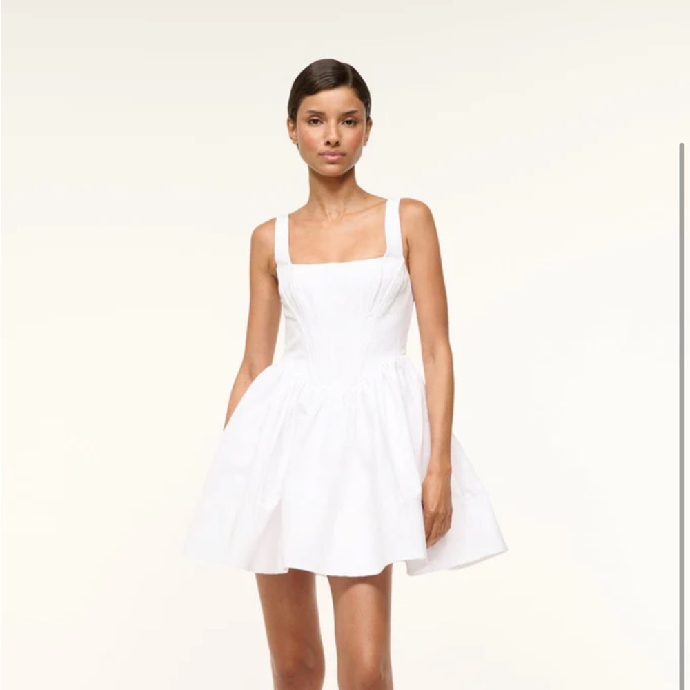 Staud landscape babydoll dress